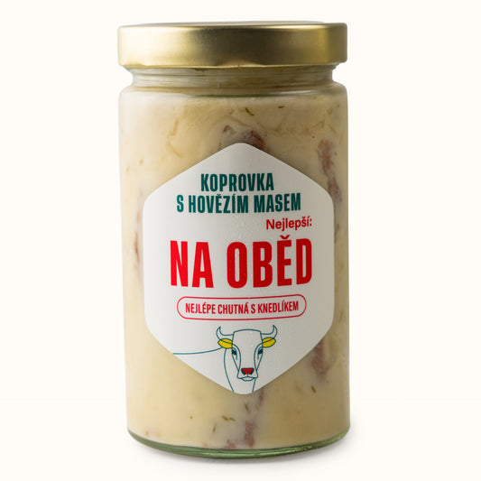 Koprovka s hovězím masem