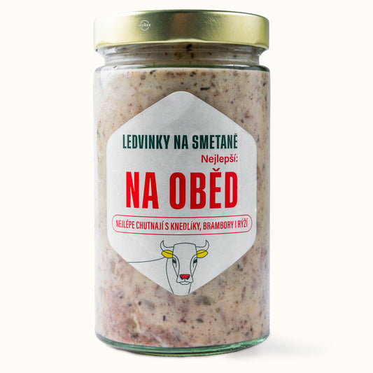 Hovězí ledvinky na smetaně