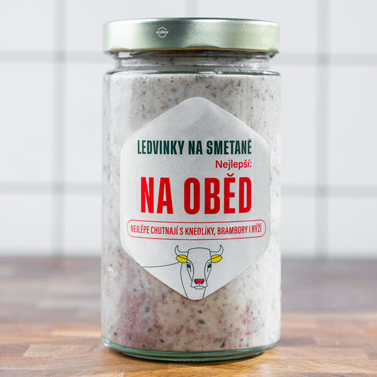 Hovězí ledvinky na smetaně